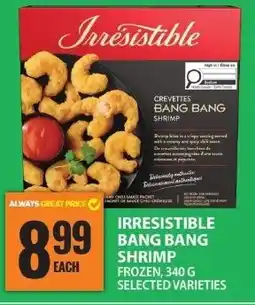 Food Basics Irresistible bang bang shrimp offer