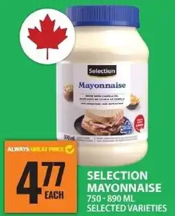 Food Basics Selection mayonnaise offer