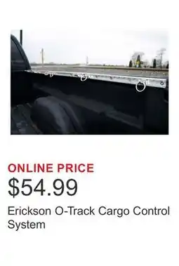 Costco Erickson O-Track Cargo Control System offer