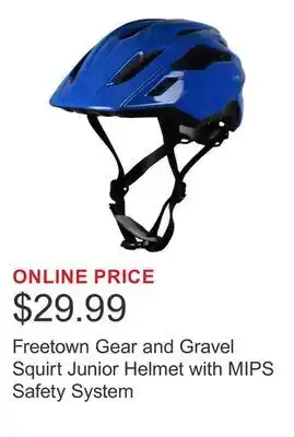 Costco Freetown Gear and Gravel Squirt Junior Helmet with MIPS Safety System offer