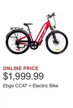 Costco Ebgo CC47 + Electric Bike offer