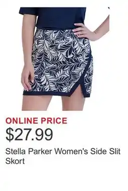 Costco Stella Parker Women's Side Slit Skort offer