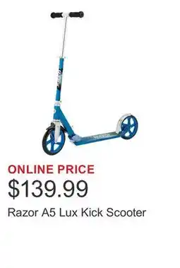Costco Razor A5 Lux Kick Scooter offer