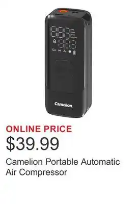 Costco Camelion Portable Automatic Air Compressor offer