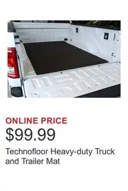 Costco Technofloor Heavy-duty Truck and Trailer Mat offer