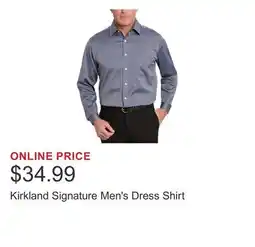 Costco Kirkland Signature Men's Dress Shirt offer
