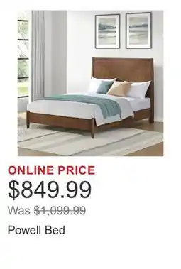Costco Powell Bed offer