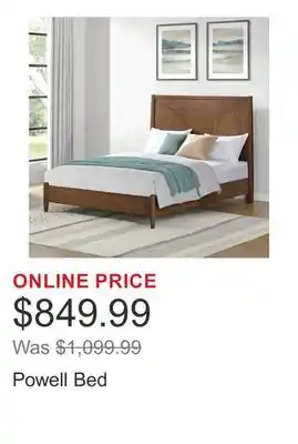 Costco Powell Bed offer