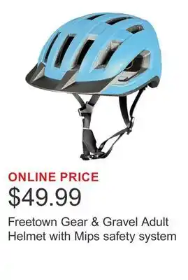 Costco Freetown Gear & Gravel Adult Helmet with Mips safety system offer