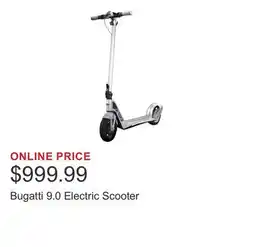 Costco Bugatti 9.0 Electric Scooter offer