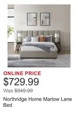 Costco Northridge Home Marlow Lane Bed offer