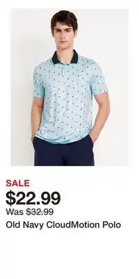 Old Navy Old Navy CloudMotion Polo offer