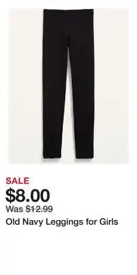 Old Navy Old Navy Leggings for Girls offer