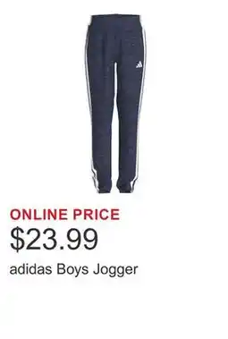 Costco adidas Boys Jogger offer
