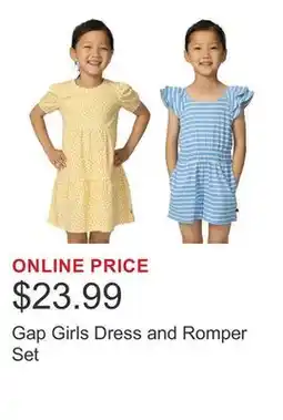 Costco Gap Girls Dress and Romper Set offer