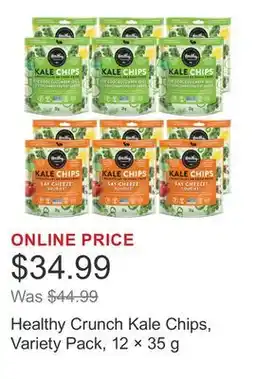 Costco Healthy Crunch Kale Chips, Variety Pack, 12 × 35 g offer