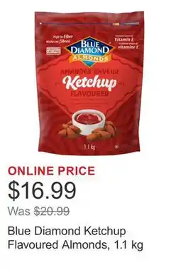 Costco Blue Diamond Ketchup Flavoured Almonds, 1.1 kg offer