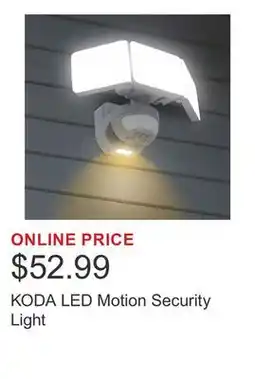 Costco KODA LED Motion Security Light offer
