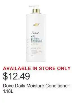 Costco Dove Daily Moisture Conditioner 1.18L offer