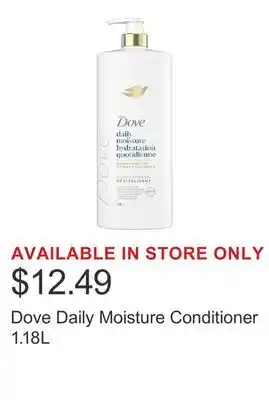 Costco Dove Daily Moisture Conditioner 1.18L offer