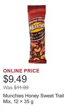 Costco Munchies Honey Sweet Trail Mix, 12 × 35 g offer