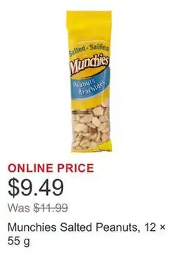 Costco Munchies Salted Peanuts, 12 × 55 g offer