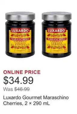 Costco Luxardo Gourmet Maraschino Cherries, 2 × 290 mL offer