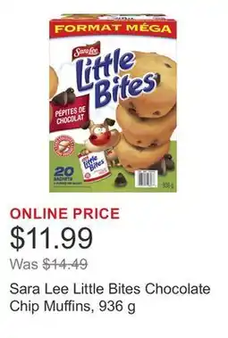 Costco Sara Lee Little Bites Chocolate Chip Muffins, 936 g offer