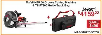 Atlas Tools & Machinery Mafell NFU 50 Groove Cutting Machine & TZ-FT800 Guide Track Bag offer