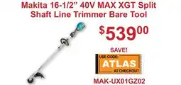 Atlas Tools & Machinery Makita 16-1/2 40V MAX XGT Split Shaft Line Trimmer offer
