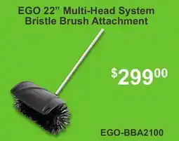 Atlas Tools & Machinery EGO 22 Multi-Head System Bristle Brush Attachment offer