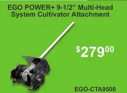 Atlas Tools & Machinery EGO POWER + 9-1/2 Multi-Head System Cultivator Attachment offer
