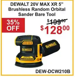 Atlas Tools & Machinery DEWALT 20V MAX XR 5 Brushless Random Orbital Sander offer