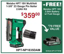 Atlas Tools & Machinery Metabo HPT 18V 2.0Ah Battery w/Fuel Gauge offer