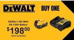 Atlas Tools & Machinery DEWALT 20V MAX XR 5.0Ah BATTERY offer