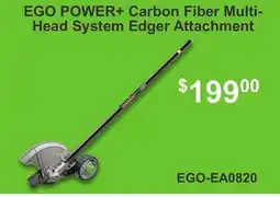 Atlas Tools & Machinery EGO POWER + Carbon Fiber Multi-Head System Edger Attachment offer