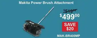 Atlas Tools & Machinery Makita Power Brush Attachment offer