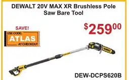 Atlas Tools & Machinery DEWALT 20V MAX XR Brushless Pole Saw Bare Tool offer