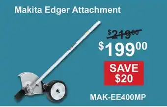 Atlas Tools & Machinery Makita Edger Attachment offer