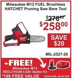 Atlas Tools & Machinery FUEL Brushless offer