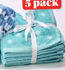 Giant Tiger Striped or solid facecloths offer