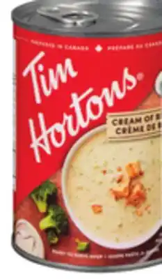 Giant Tiger Tim Hortons canned soup offer