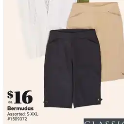Giant Tiger Bermudas offer