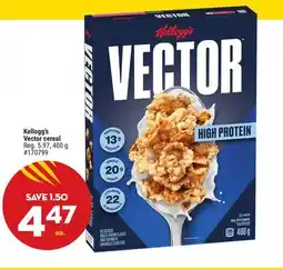 Giant Tiger Kellogg's Vector cereal offer