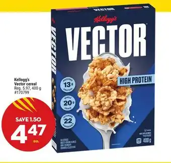 Giant Tiger Kellogg's Vector cereal offer