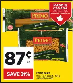 Giant Tiger Primo pasta offer