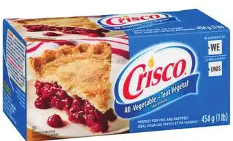 Giant Tiger Crisco vegetable shortening offer