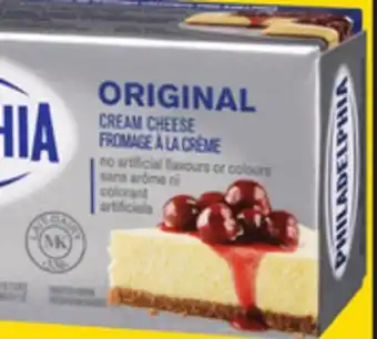 Giant Tiger Philadelphia cream cheese offer
