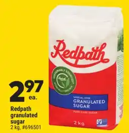 Giant Tiger Redpath granulated sugar offer