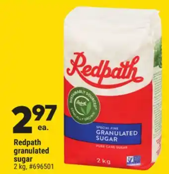 Giant Tiger Redpath granulated sugar offer